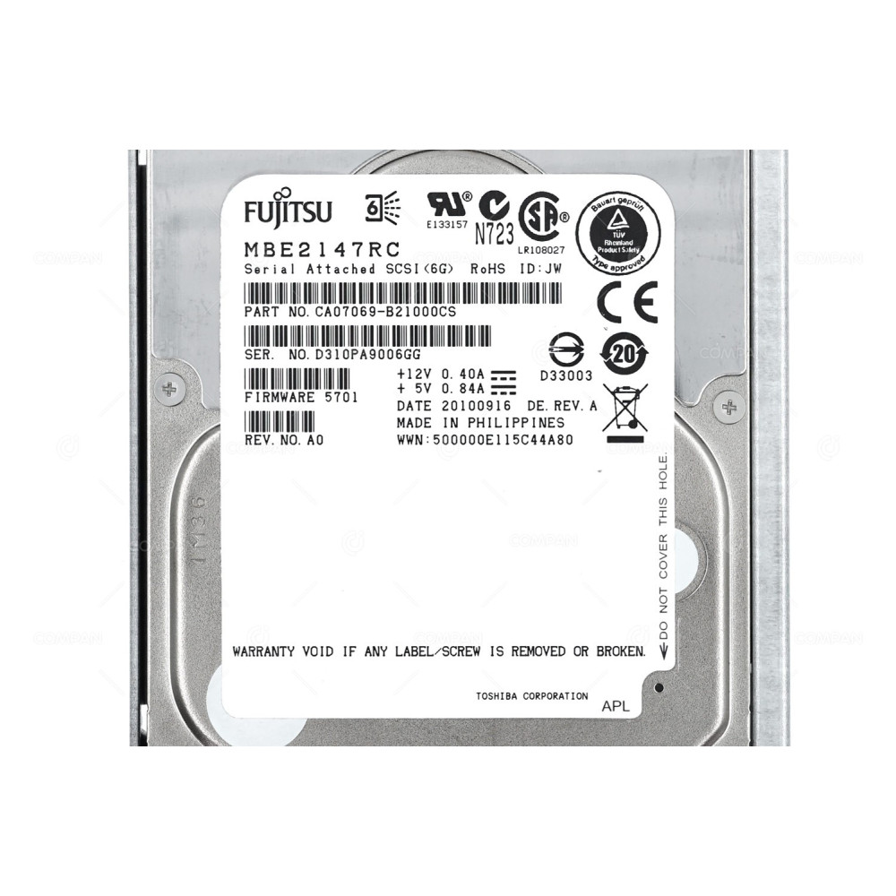 A03-D146GC2 CISCO HDD 146GB 15K SAS 6G 2.5" SFF HOT-SWAP